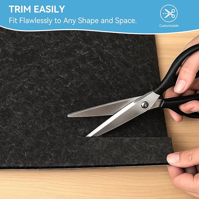 Warmstar 10x14 FT Non Slip Rug Pad,100% Waterproof Felt Rug Pad for Hardwood Floors,1/4” Thick Soft Carpet Pad with Natural Rubber Backing, Secure Grip & Floor Protection
