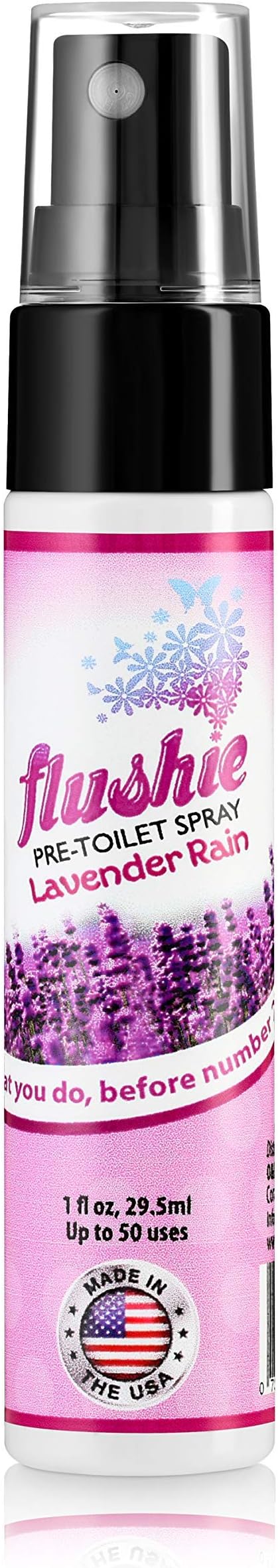 Flushie Pre-Toilet Sprays for Poop Travel Size Toiletries Bathroom Spray for Poop Spray for Toilet Deodorizer Traveling Essentials Poop deodorizer Poop Odor eliminator