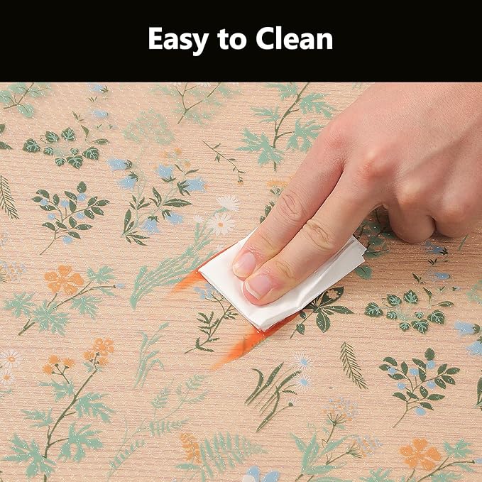INNOLITES Shelf Liners for Kitchen Cabinets – Drawer Liner Waterproof & Oil-Proof, Non-Adhesive EVA Mat – Durable & Washable – for Shelves, Cupboard, Dresser 11.8" x 360"