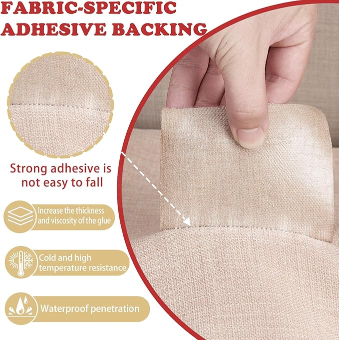 Linen Repair Tape 4x70 Inch Self-Adhesive Couch Patch Repair Fabric Patch for Furniture,Sofas,Cushion,Chairs,Bags,Linen Goods(Dark Blue)