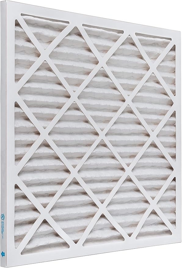 Aerostar 21 1/4x21 1/4x1 MERV 8, Pleated Air Filter, 21 1/4 x 21 1/4 x 1, Box of 6, Made in the USA