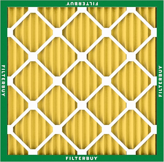 Filterbuy 21x21x1 Air Filter MERV 11 (MPR 1200) Allergen Defense Replacement (4-Pack), Electrostatic Pleated HVAC AC Furnace Filters, Made in USA (Actual Size: 20.88 x 20.88 x 0.75)
