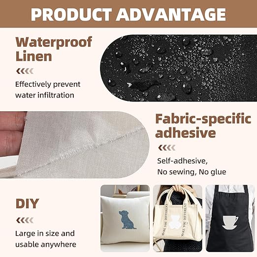Fabric Repair Patch, 17X79 Inch Large Repair Tape, Self-Adhesive Patches for Furniture, Sofa, Car Interior, Shoes, Hand Bag, Clothing (Dark Grey, 17X79 Inch)