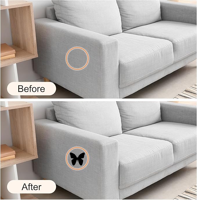 Repair Patches Repair Tape Self-Adhesive DIY Repair Patch Linen Gear Patch for Sofa, Furniture, Chair, Clothing,Tents,3.5x79 Inch,Dark Blue