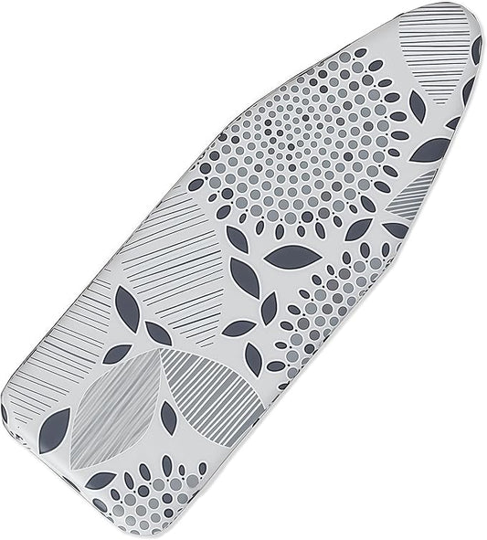 Ironing Board Cover with Two 5MM Thick Feltpads,13"x43"Heat Resistant Replacement Ironing Board Cover and Pad,Fits Standard Ironing Boards,Durability and Easy to Install