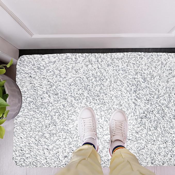 Premium Microfiber Indoor Door Mat – 36"x60" Washable Entry Mat, Non-Slip, Waterproof Backing, Super Absorbent, Low Profile Entryway Doormat for Indoor Entrance