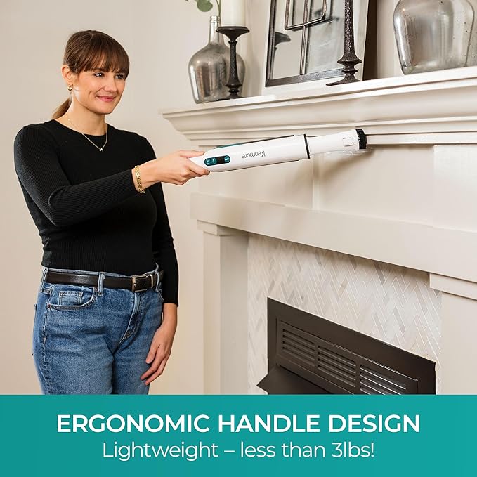 Kenmore HV3005 11.1V Cordless Handheld Vacuum Cleaner Lightweight Versatile and Portable Hand Vac Powerful Suction with 2-Speed Power Control for Pet Hair, One-Touch Empty for Car & Home
