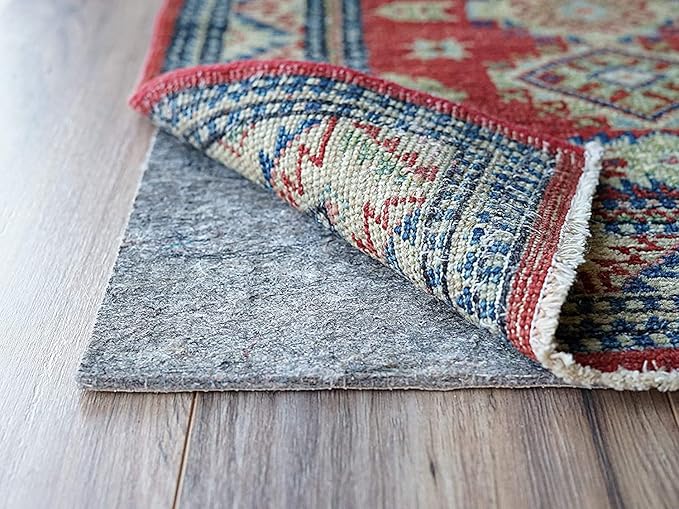 RUGPADUSA - Dual Surface - 8'x11' - 1/4" Thick - Felt + Rubber - Non-Slip Backing Rug Pad - Safe for All Floors