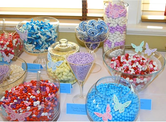 Clear Mini Plastic Acrylic Scoops 12 Pcs | 5.5” Kitchen Scoop | Wedding Desserts | Candy Buffet, Ice Cream, Protein Powders, Coffee, Tea, Flour (12 Pack, 5.5")