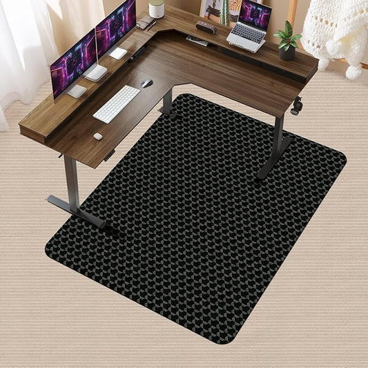 Vicwe Office Chair Mat for Carpet, 48" x 40"Anti-Slip Waterproof Floor Protector Desk Chair Mat for Rolling Chairs, Heavy Duty Chair Mat with Studs,Easy Glide Floor Mat for Home,Gaming