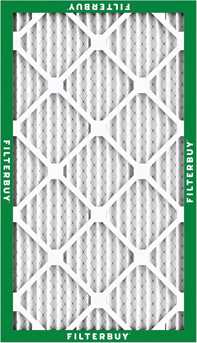 Filterbuy 12x36x1 Air Filter MERV 8 (MPR 700) Dust Defense Replacement (6-Pack), Electrostatic Pleated HVAC AC Furnace Filters, Made in USA (Actual Size: 11.88 x 35.88 x 0.75)