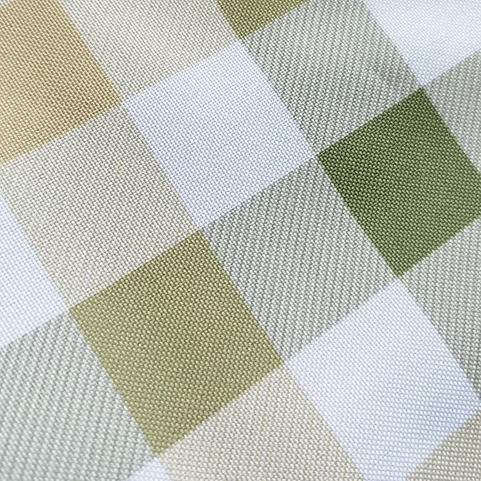 Waterproof Checkered Tablecloth Fabric - Rectangle 58x84 Inch Classic Gingham Buffalo Plaid Table Cloth for Indoor/Outdoor Use - Washable Table Cover for Kitchen, BBQs, and Parties