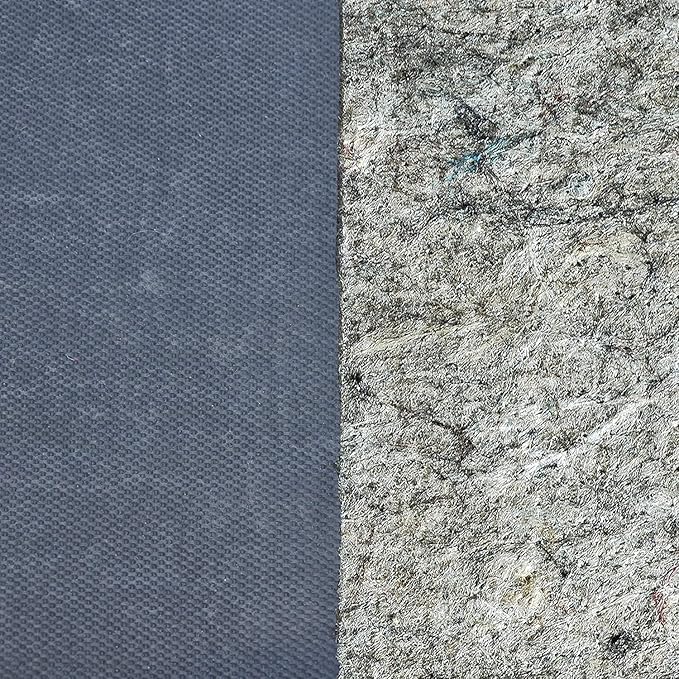 RUGPADUSA - Dual Surface - 5'3" x 7'6" - 1/4" Thick - Felt + Rubber - Non-Slip Backing Rug Pad - Safe for All Floors