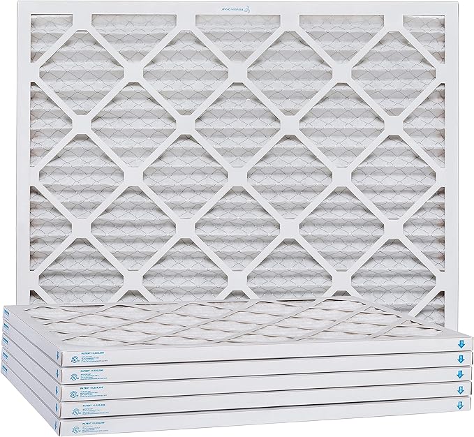Aerostar 6x10x1 MERV 11, Pleated Air Filter, 6x10x1, Box of 6, Made in the USA