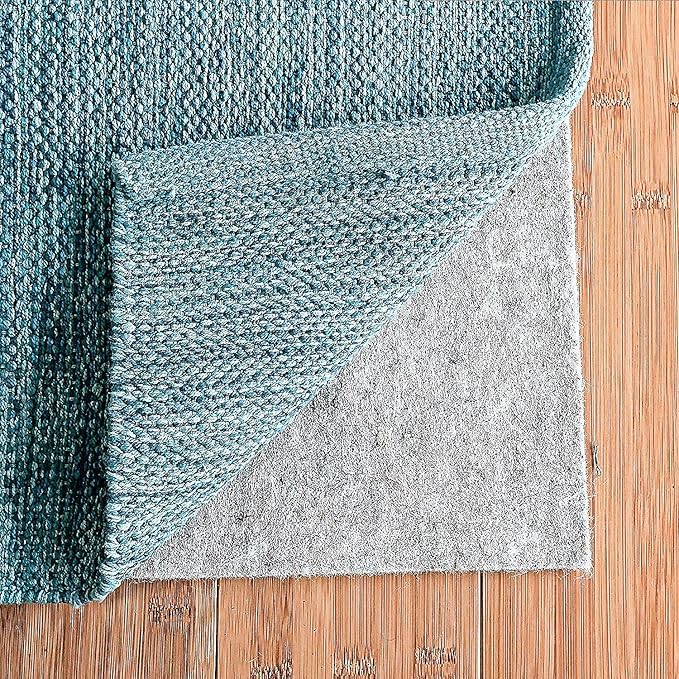 RUGPADUSA - Dual Surface - 10'x13' - 1/4" Thick - Felt + Rubber - Non-Slip Backing Rug Pad - Safe for All Floors
