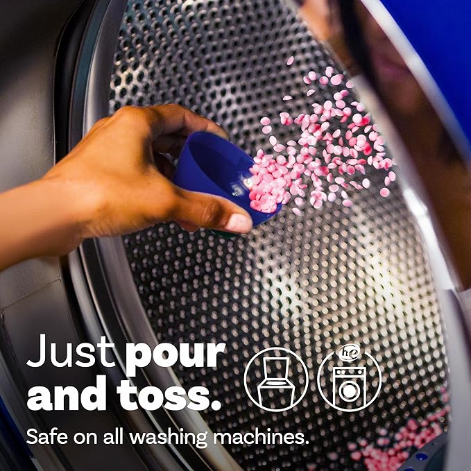 Downy Infusions In-Wash Laundry Scent Booster Beads, BLISS, Sparkling Amber and Rose, 24 oz
