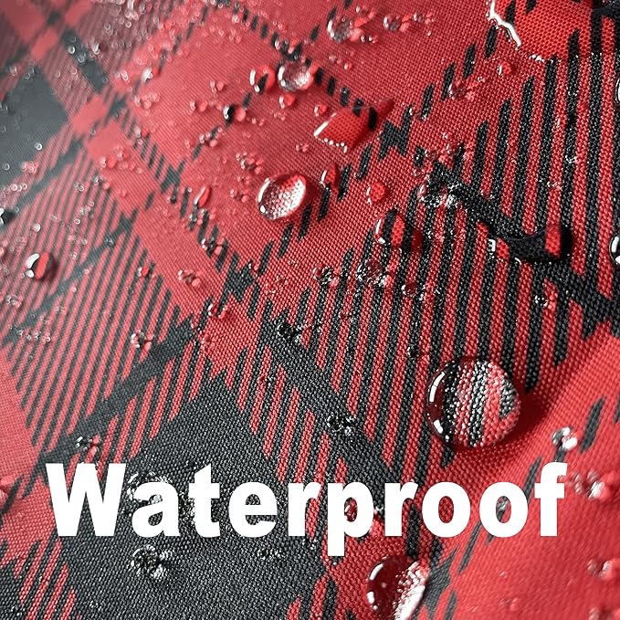 Classic Gingham Buffalo Xmas Tablecloth Fabric - Oblong 58x144 Inch Water Proof Checkered Table Cloth for Indoor Outdoor - Red Christmas Plaid Table Cover for Christmas, Holiday, New Year