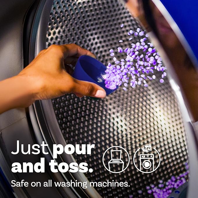Downy Infusions In-Wash Laundry Scent Booster Beads, CALM, Soothing Lavender and Vanilla Bean, 13.4 oz