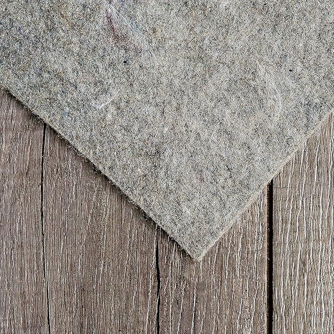 RUGPADUSA - Dual Surface - 1'10" x 2'10" - 1/4" Thick - Felt + Rubber - Non-Slip Backing Rug Pad - Safe for All Floors